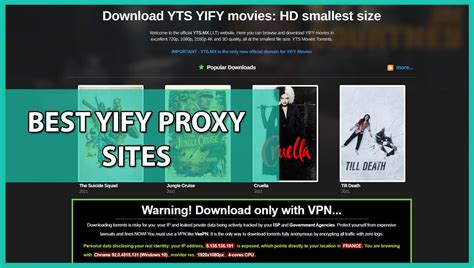 YTS Proxy List [Mirrors & Proxies]